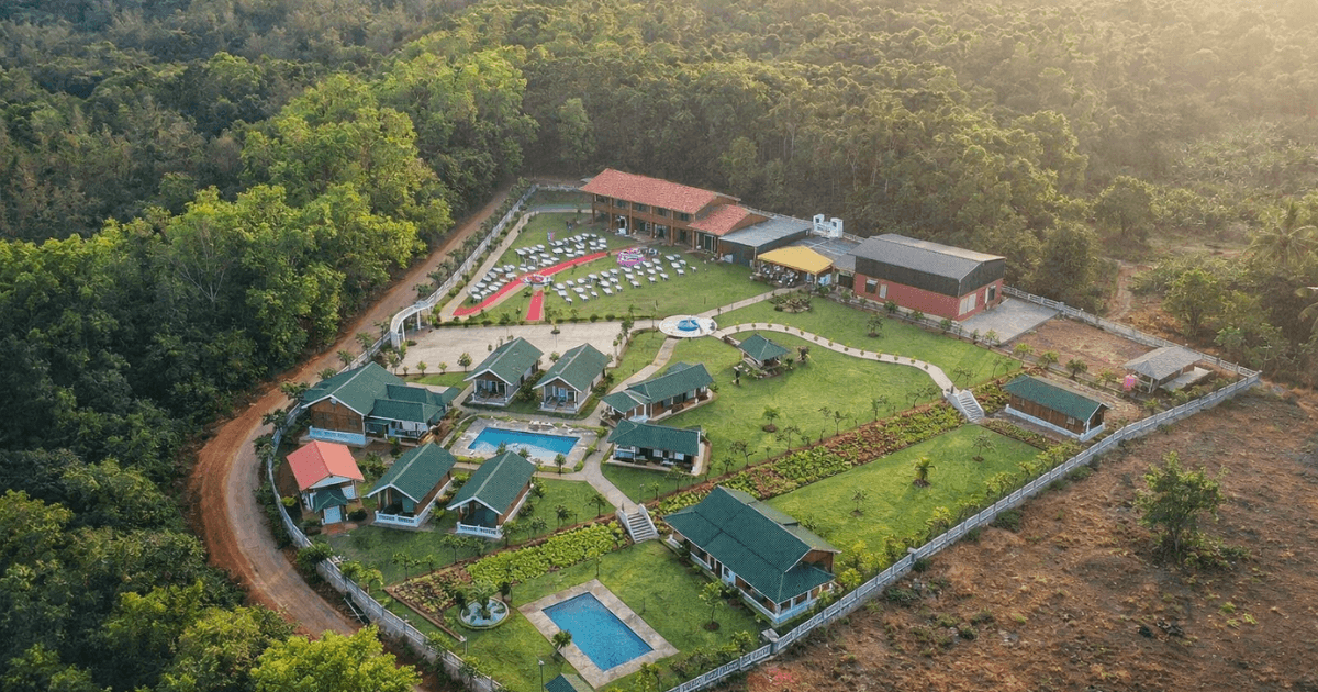 Kanasu Ayurvedic Wellness Resort aerial view